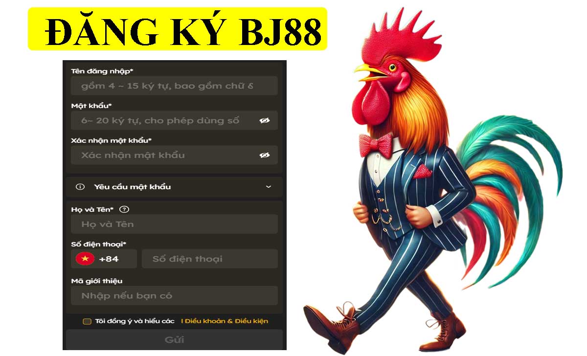 Cách đăng ký tài khoản BJ88